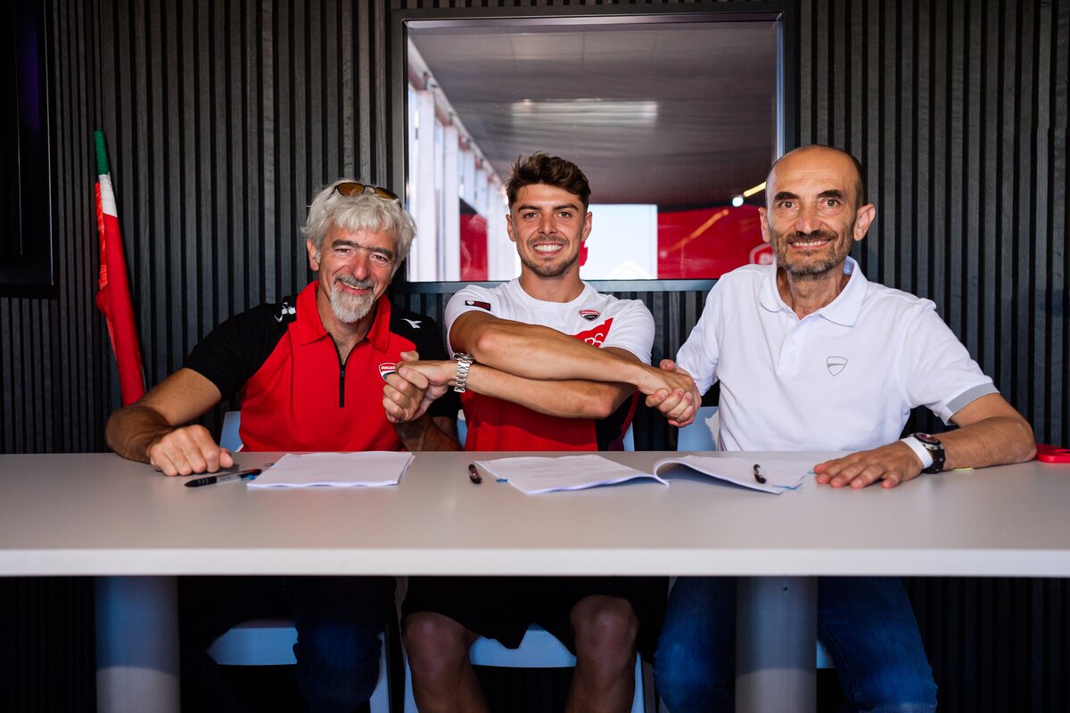 Dall’Igna dá as boas-vindas a Di Giannantonio: “Bem-vindo à família Ducati”