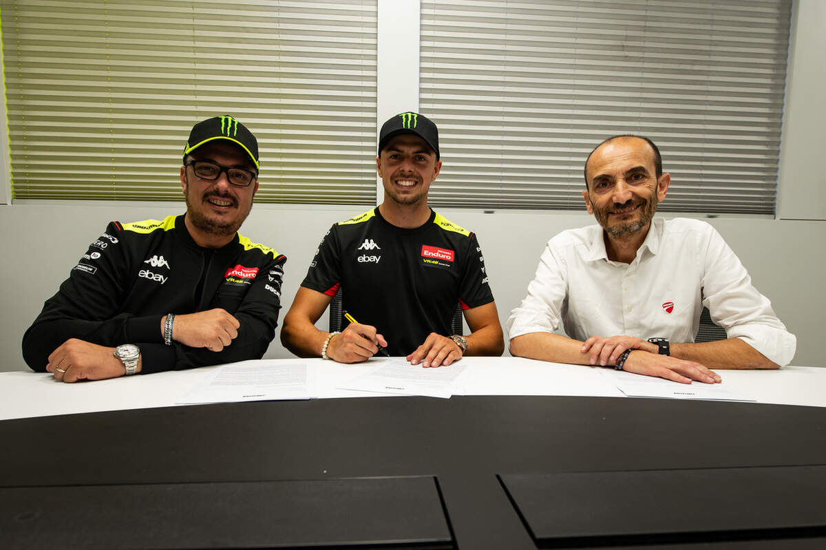 Oficial: renovação de dois anos para Di Giannantonio com a equipe VR46