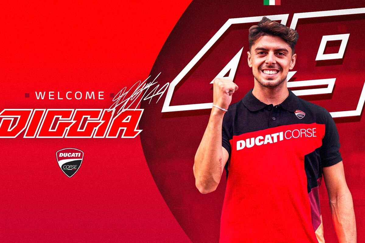 Di Giannantonio: “Há 9 meses estava sem moto, agora tenho um contrato de dois anos com a Ducati Corse”