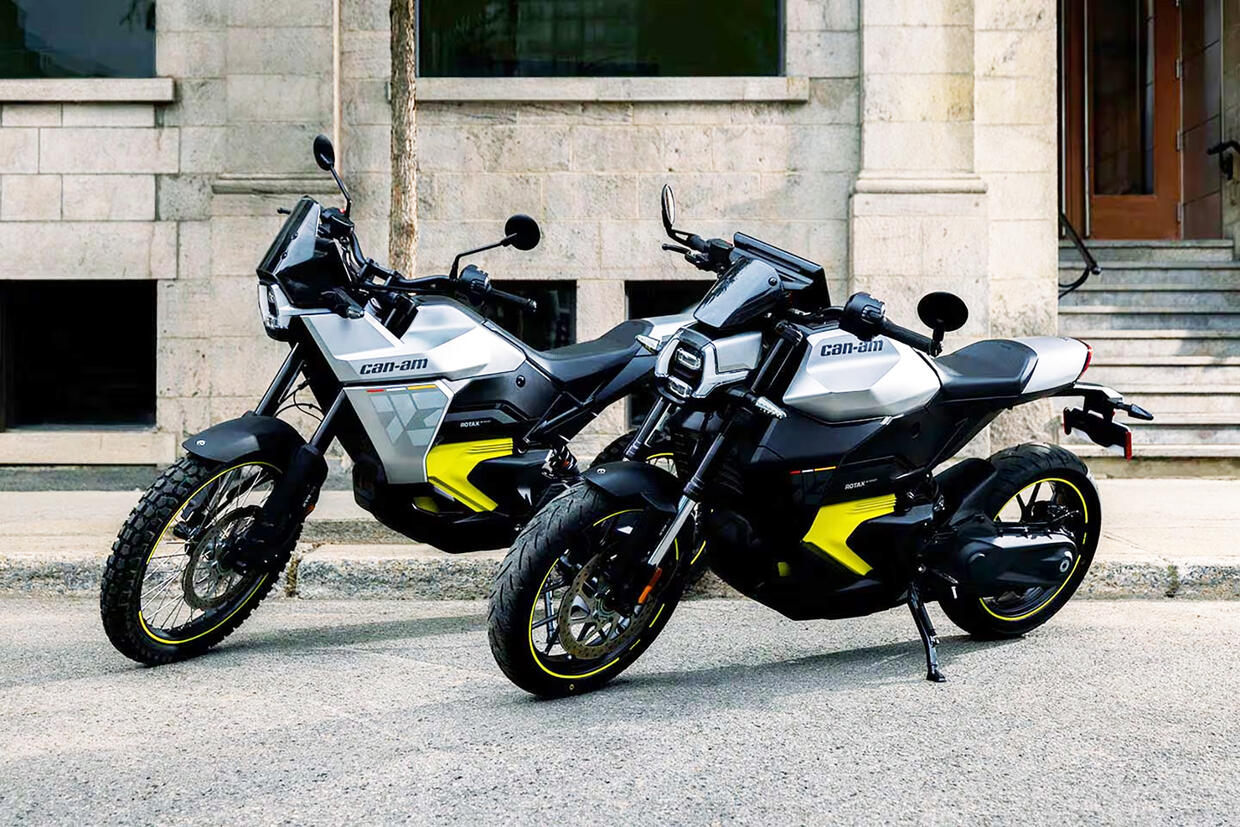 Can-Am, finalmente aqui estão as novas motocicletas elétricas