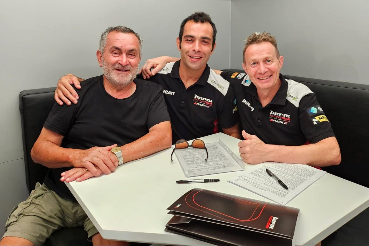 Petrucci, a renovação serviu: a permanência na equipe Barni Ducati é oficial