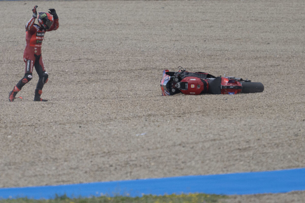 Bagnaia condenado pelos Sprints: no sábado também fez menos pontos que Márquez